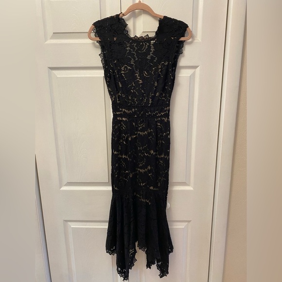 Saylor Marlee lace dress black lace dress size xs - Picture 4 of 8